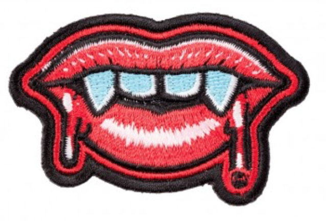 Suck Your Blood Vampire Lips Patch